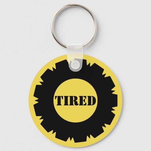 疲れた キーホルダー (正面)
