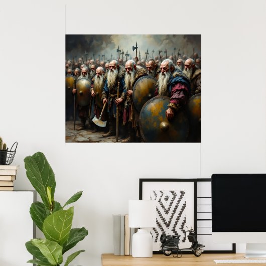 疲れた ポスター (ホームオフィス)