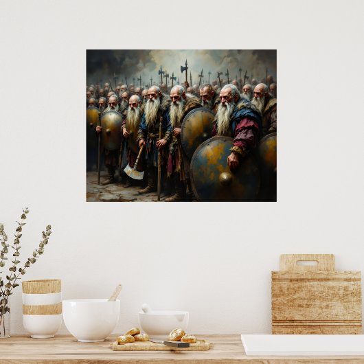 疲れた ポスター (キッチン)