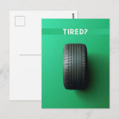 疲れた ポストカード (正面/裏面)