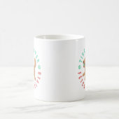 疲れた？決して。取り寄せ？永遠に。黄金網 コーヒーマグカップ (中央)