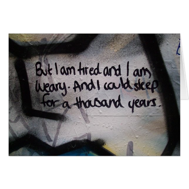 疲れた、疲労した (正面横)