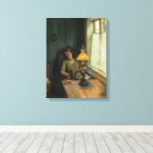 疲れた | Christian Krohg | キャンバスプリント (インサイチュ (ウッドフロア))