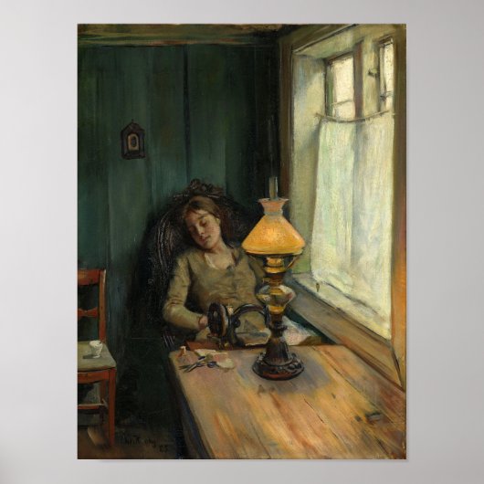 疲れた | Christian Krohg | ポスター (正面)