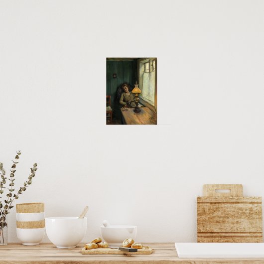 疲れた | Christian Krohg | ポスター (キッチン)