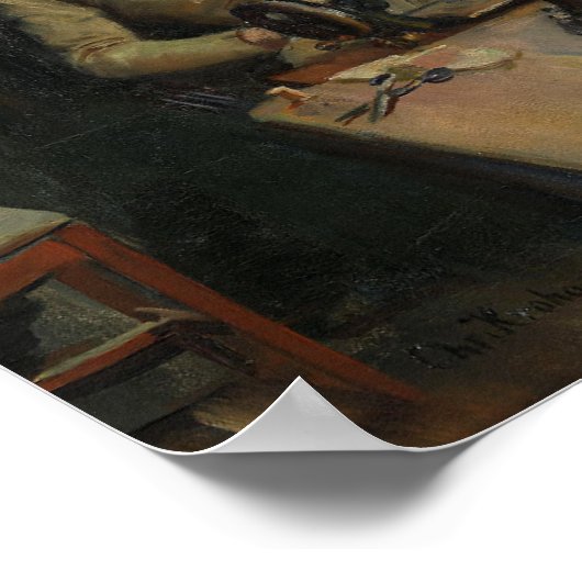 疲れた | Christian Krohg | ポスター (角)