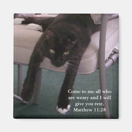 疲れたB型磁石 マグネット (正面)