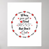 疲れても休まないやめとこと意欲を起こ-  ポスター (正面)