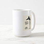 疲れて働忙しく コーヒーマグカップ (正面右)