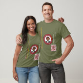 疲れグリーンショートスリーブシャツ Tシャツ (ユニセックス)