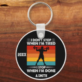 疲れストップたら終わストップったら キーホルダー (正面)