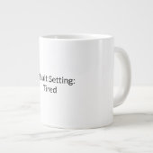 疲れモードコーヒーマグ ジャンボコーヒーマグカップ (正面右)