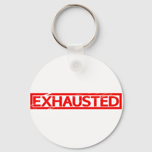 疲れ切ったスタンプ キーホルダー (正面)