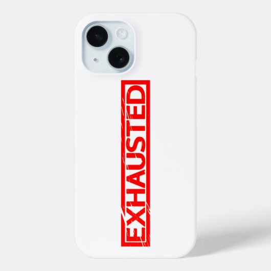 疲れ切ったスタンプ Case-Mate iPhoneケース (裏面)