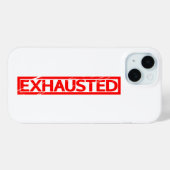 疲れ切ったスタンプ Case-Mate iPhoneケース (裏面 (横))
