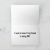 疲れ切って心配している カード (内部)