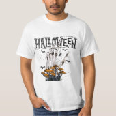 疲れ切っスタイリッシュたハロウィンシャツ Tシャツ (正面)