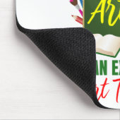 疲れ果てたおもしろいアート先生の評価 マウスパッド (コーナー)