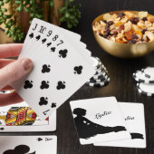 疲れ果てたバレリパーソナライズされたーナ、自転車プレイイン トランプ (インサイチュ)