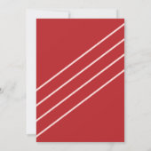 疲れ果てた世界がクリスマス・フォトカードを喜ぶ 招待状 (裏面)