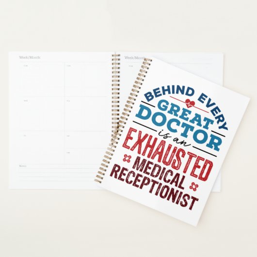 疲れ果てた医療受付嬢の感謝 プランナー手帳 (ディスプレー)