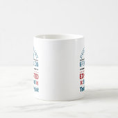 疲れ果てた外科技おもしろい術師スクラブ技術 コーヒーマグカップ (中央)