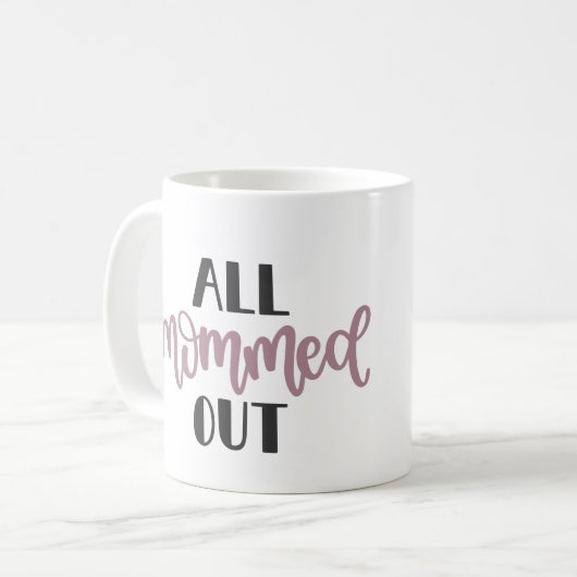 疲れ果てた母への贈り物 コーヒーマグカップ (正面左)