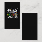 疲れ果てた母親の人生を揺るがす自閉症の母親 名刺 (正面/裏面)