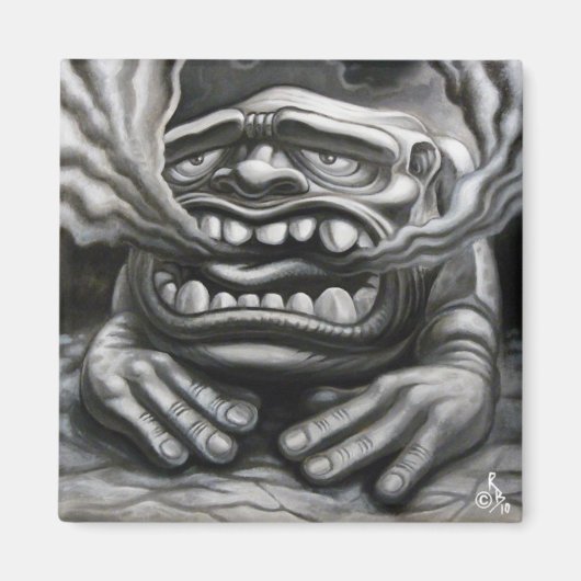 疲れ果てた海獣 マグネット (正面)