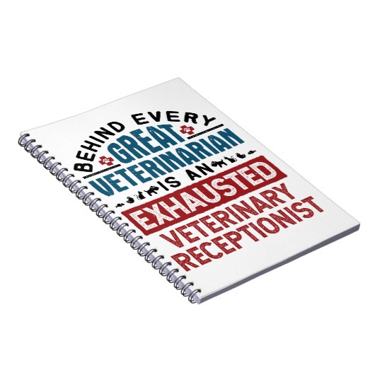 疲れ果てた獣医の受付 ノートブック (右側)