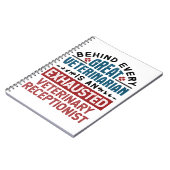 疲れ果てた獣医の受付 ノートブック (左側)