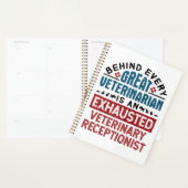 疲れ果てた獣医の受付 プランナー手帳 (ディスプレー)