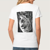 「疲れ果てた雰囲気 Tシャツ (裏面)