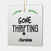 疲れ果てた セラミックオーナメント (左)