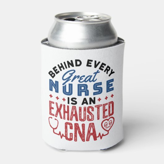 疲れ果てたCNA認定看護助手 缶クーラー (缶正面)