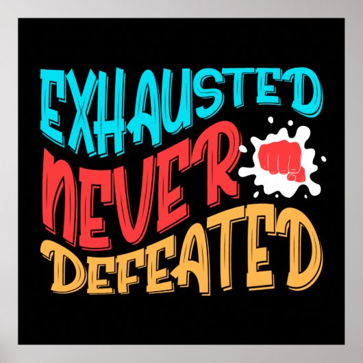 疲れ果てて負けない ポスター (正面)