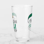 疲れ果てる |クリスマスアルコール飲料プリン タンブラーグラス (左)