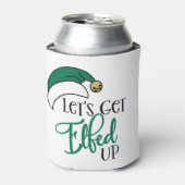 疲れ果てる |クリスマスアルコール飲料プリン 缶クーラー (缶正面)