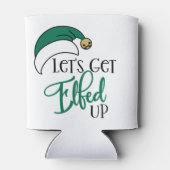 疲れ果てる |クリスマスアルコール飲料プリン 缶クーラー (裏面)