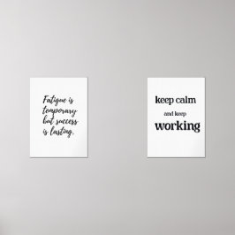 疲労は一時的なものだが成功は持続する