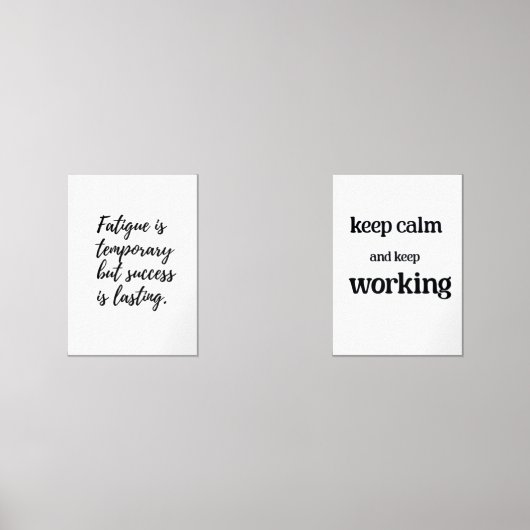 疲労は一時的なものだが成功は持続する (正面)
