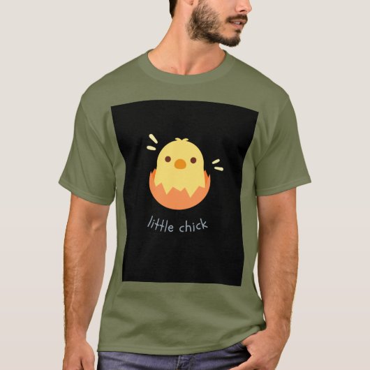 疲労グリーンカラーカットTシャツデザイン Tシャツ (正面)