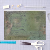 疲労グリーン1919ティッシュペーパー 薄葉紙 (クラフト)