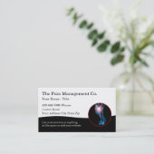 疼痛管理医療室 名刺 (スタンド正面)