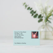 疼痛管理整形外科 名刺 (スタンド正面)