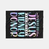 疾患患者 – 救 フリースブランケット (正面(横))