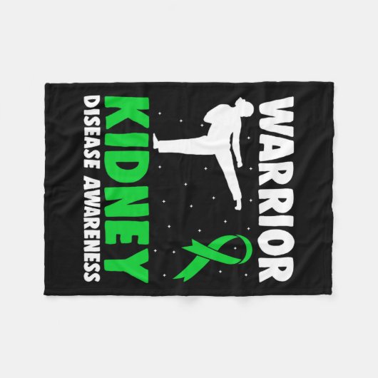 疾患戦士の透析腎炎の臓器提供者のGre フリースブランケット (正面(横))