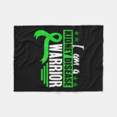 疾患戦士の透析腎炎の臓器提供者のGre フリースブランケット (正面(横))