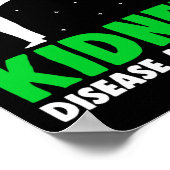 疾患戦士の透析腎炎の臓器提供者のGre ポスター (角)