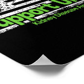 疾患支援ユニット旗腎疾患認識度 ポスター (角)